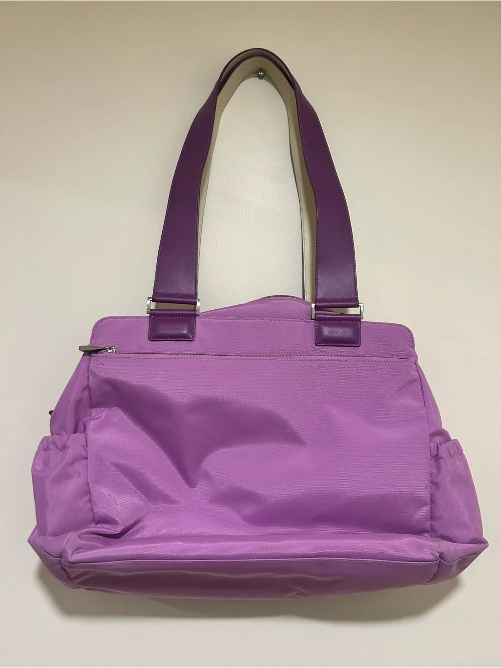 TUMI Lavender Purple Shoulder Baby Diaper Bag - Picture 3 of 14